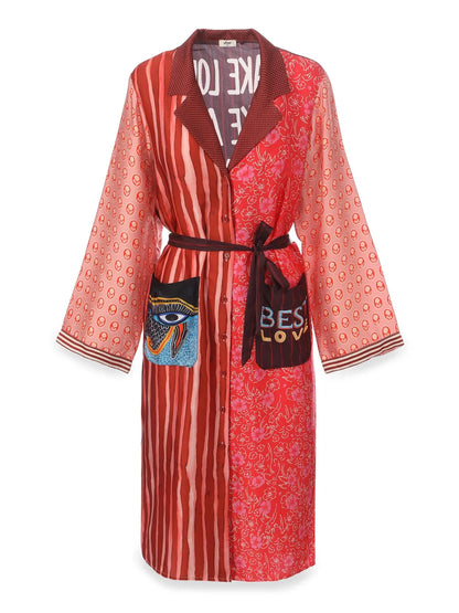 Me369 Nova Red Aura Kimono