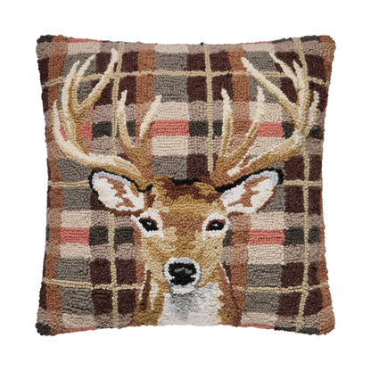 Deer Tartan Hook Pillow