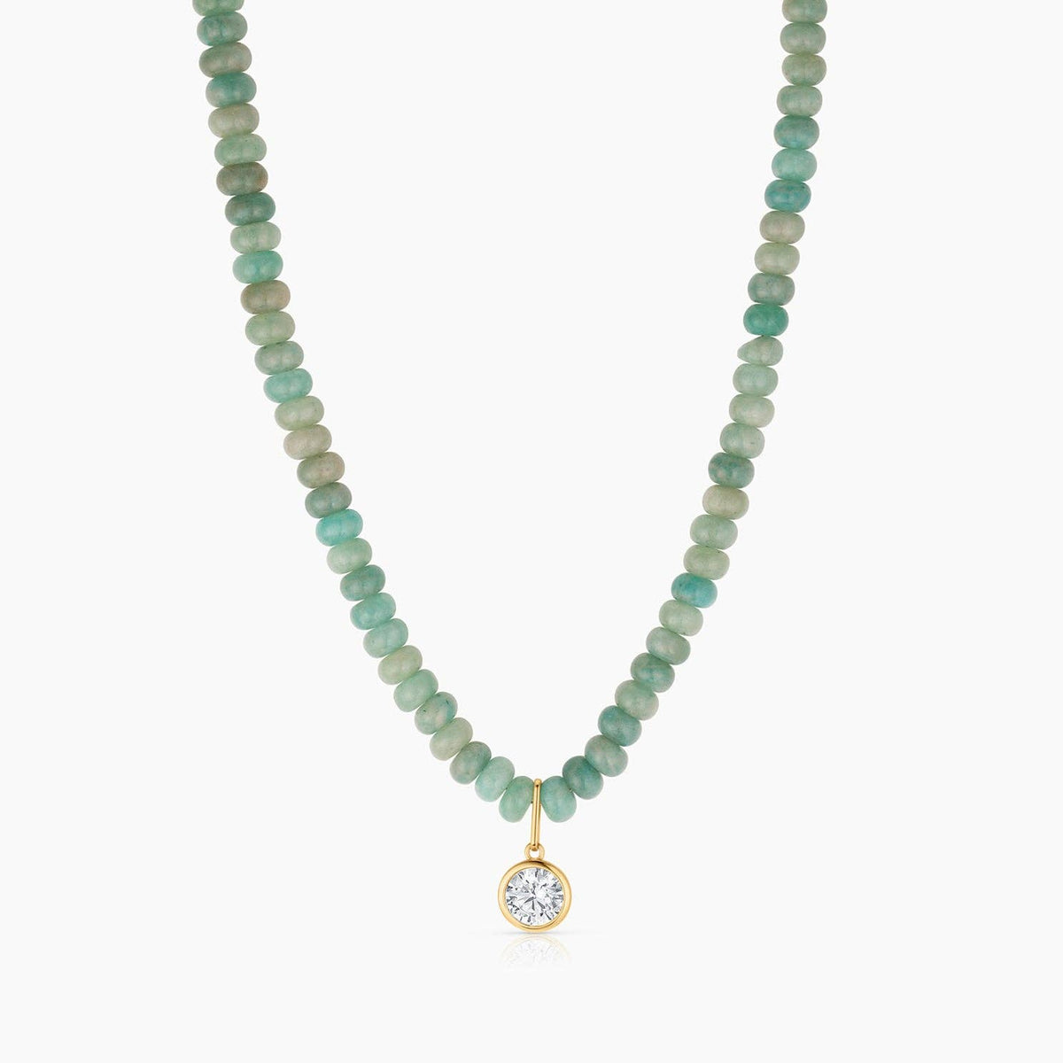 Paloma Bead Dottie Necklace Amazonite