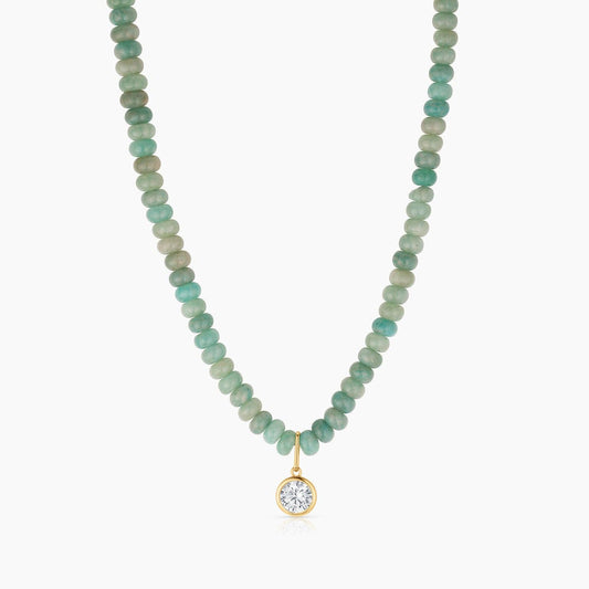 Paloma Bead Dottie Necklace Amazonite
