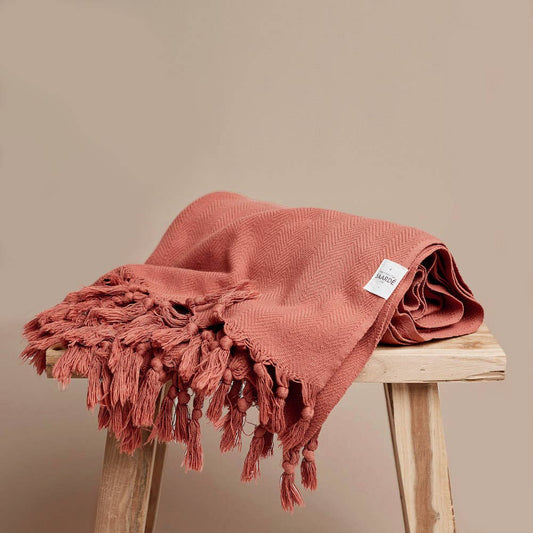 Vintage Blanket in Rosewood