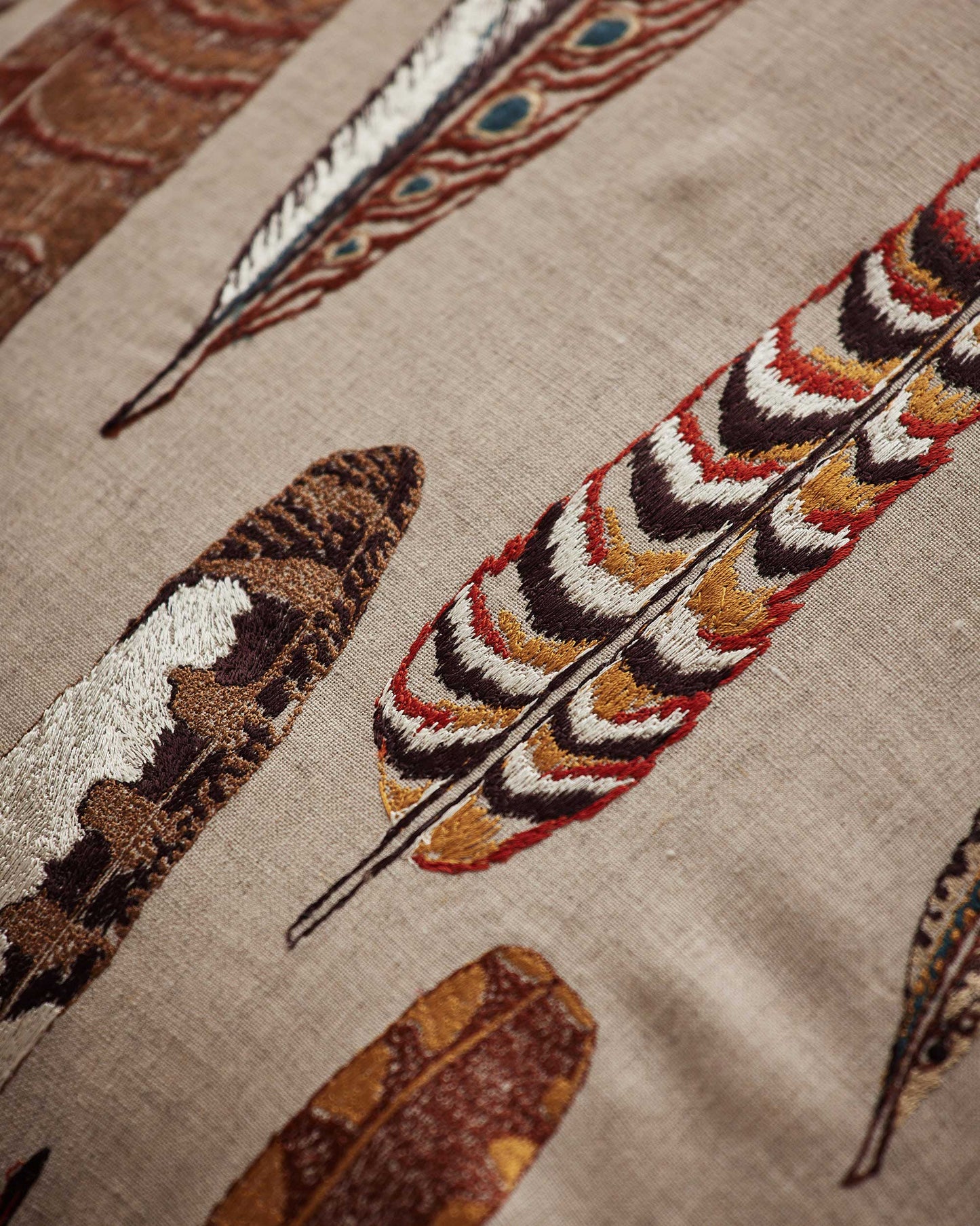 Falling Feathers Pillow with Down Insert