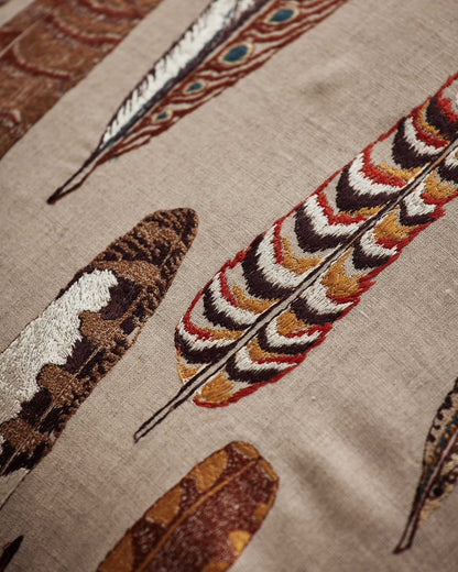Falling Feathers Pillow with Down Insert