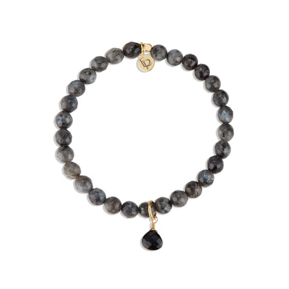 Royal Gemstone Bracelet Black Labradorite
