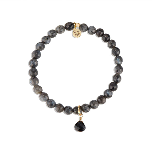 Royal Gemstone Bracelet Black Labradorite