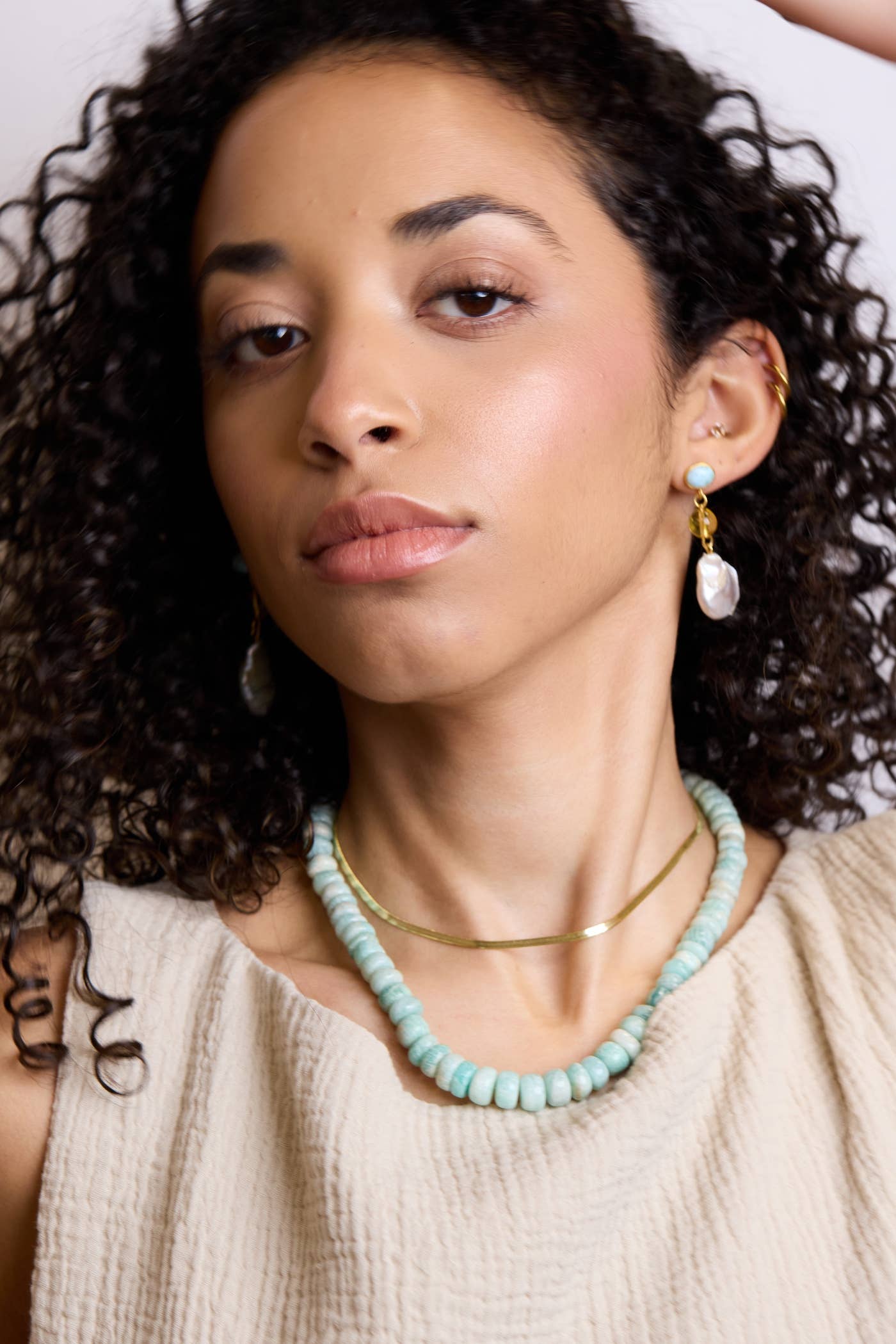 Amazonite Beaded Necklace