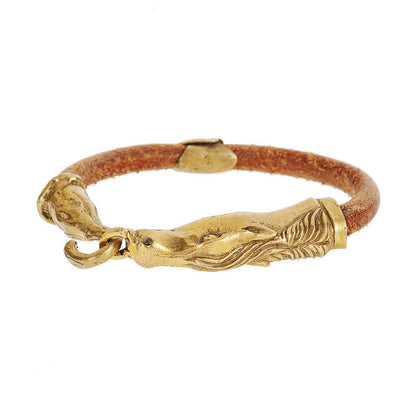 Women's Horse Head Leather Bracelet
