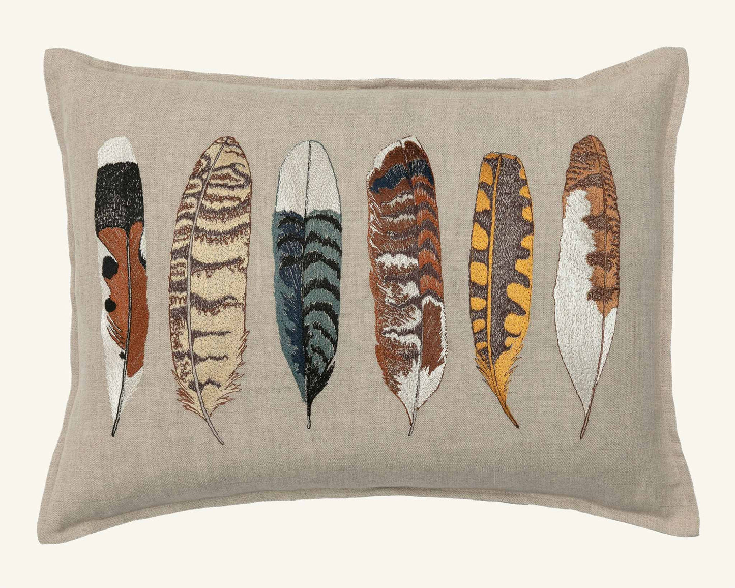 Medium Feathers Pillow with Down Insert