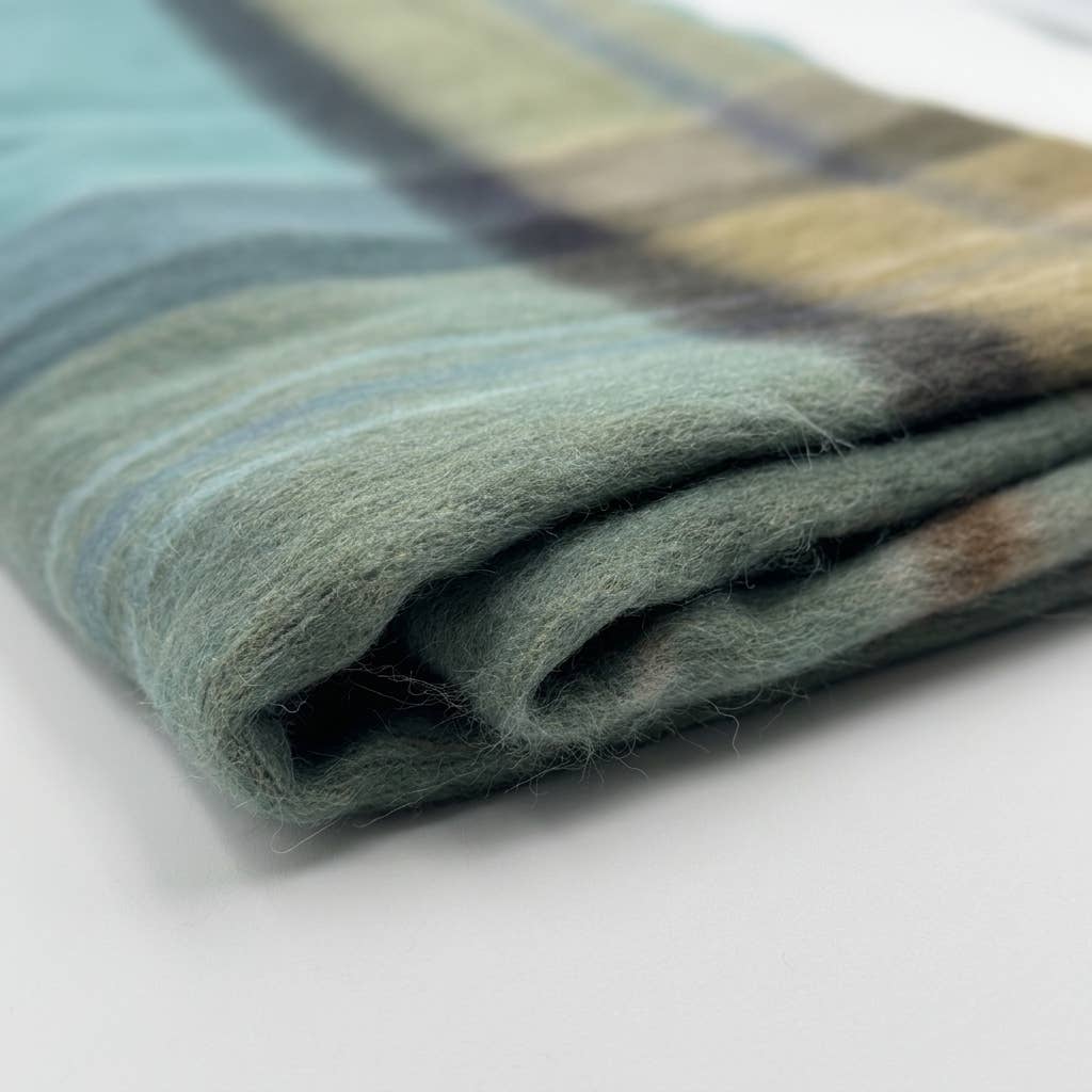 Alpaca Throw Blanket - Pebble