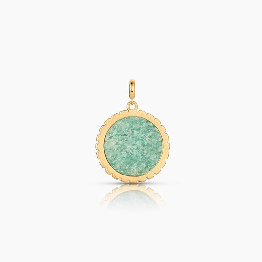 Cala Amazonite Coin Charm