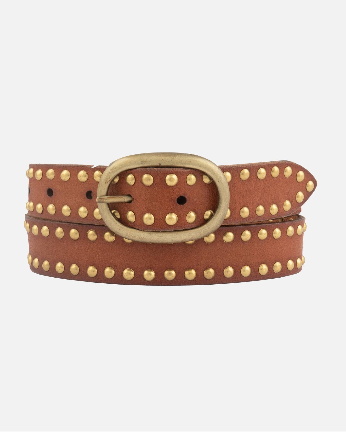 Studded Leather Belt