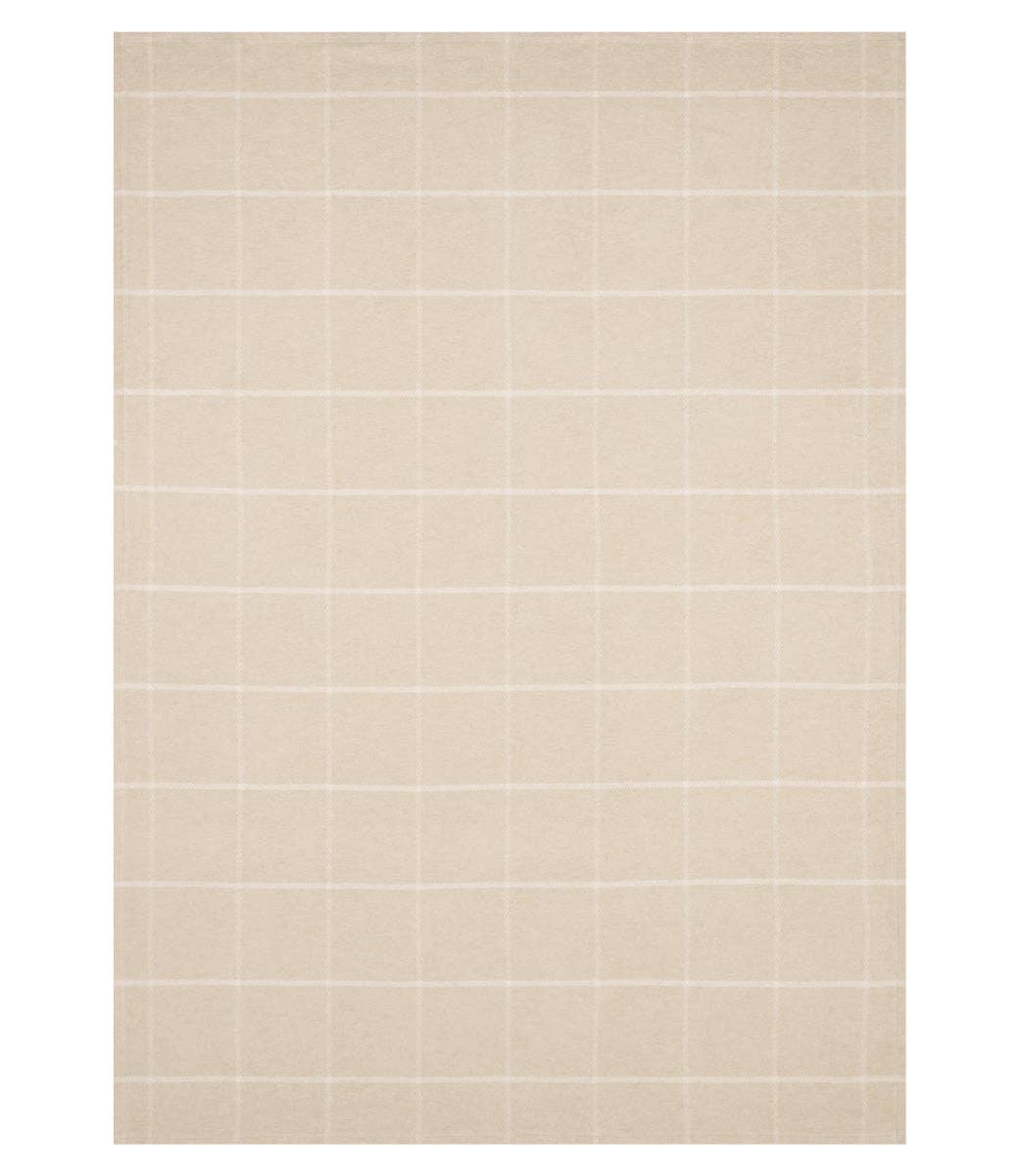 The Lightweight Blanket - Windowpane Wheat