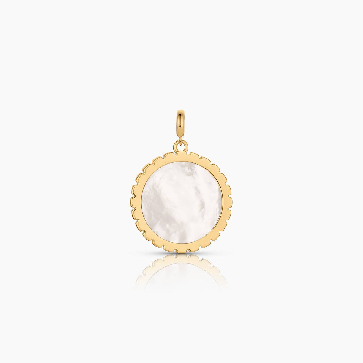 Cala Mother Of Pearl Coin Charm