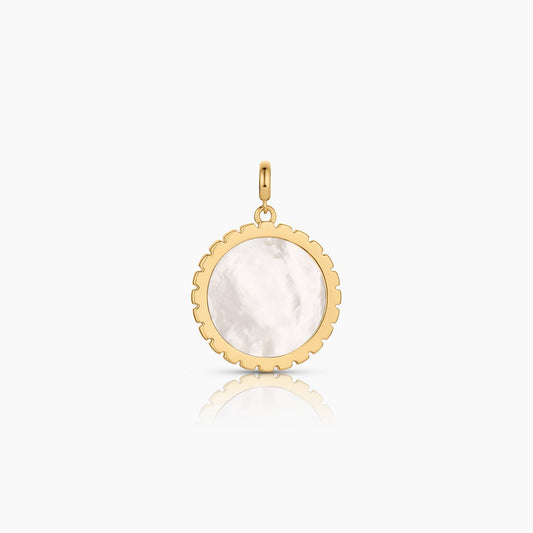 Cala Mother Of Pearl Coin Charm