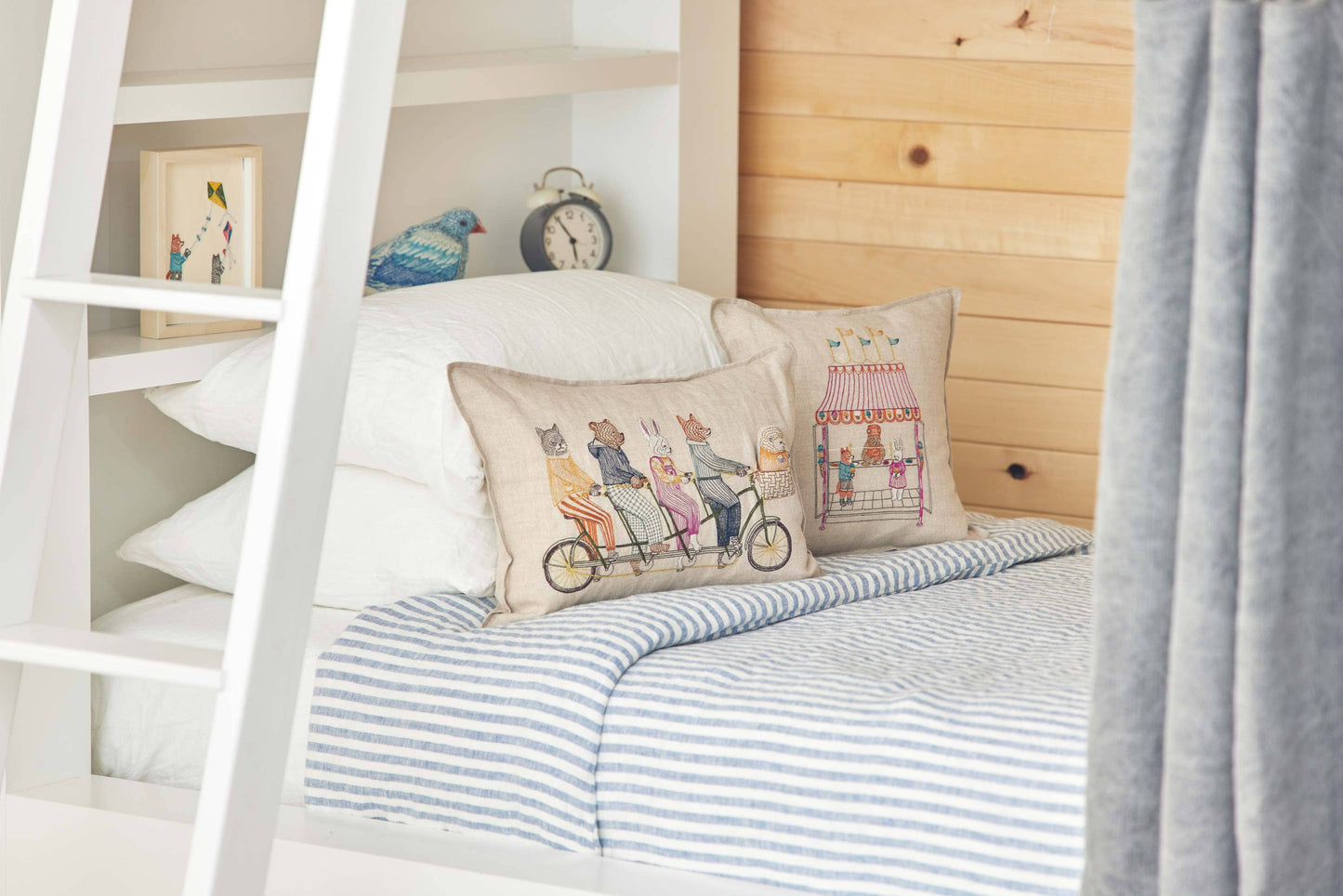 Tandem Bike Pocket Pillow