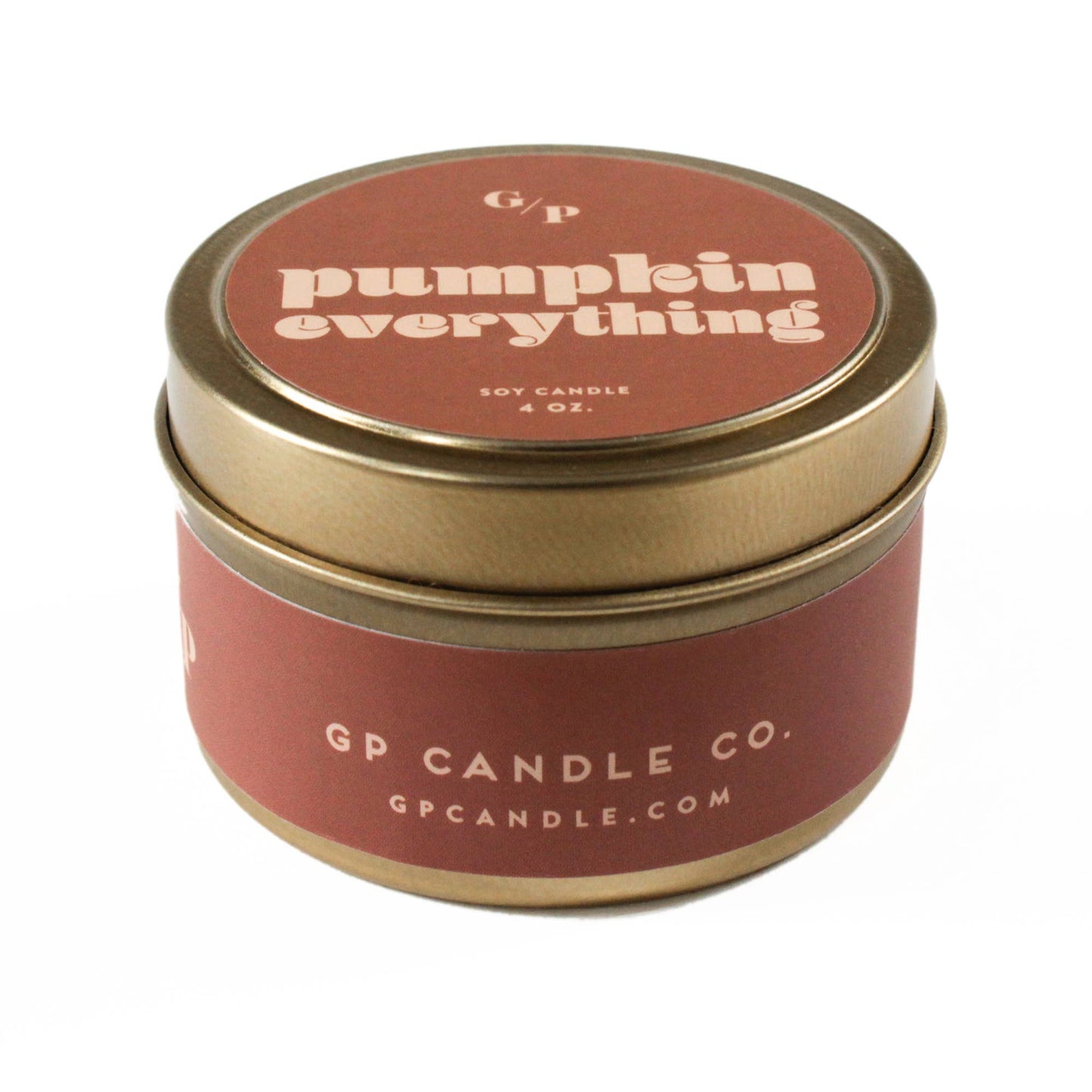 Pumpkin Everything Just Because 4 oz. Candle Tin