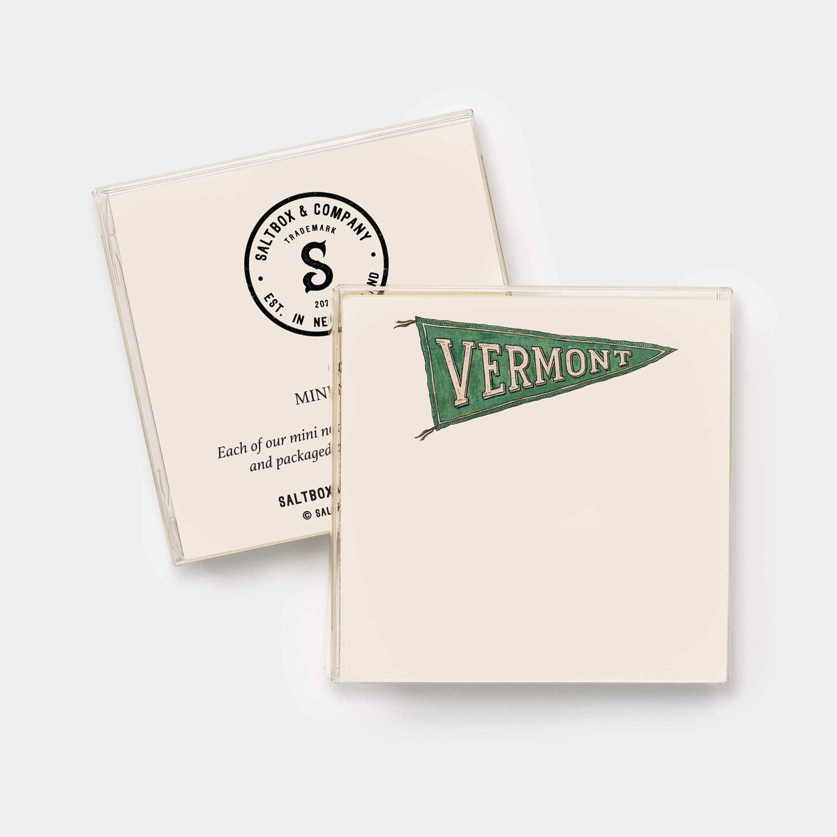 Vermont Pennant - Box of 50 Mini Notes