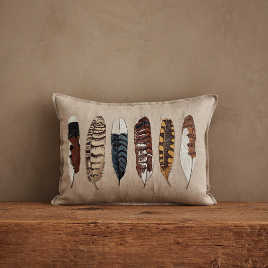 Medium Feathers Pillow with Down Insert