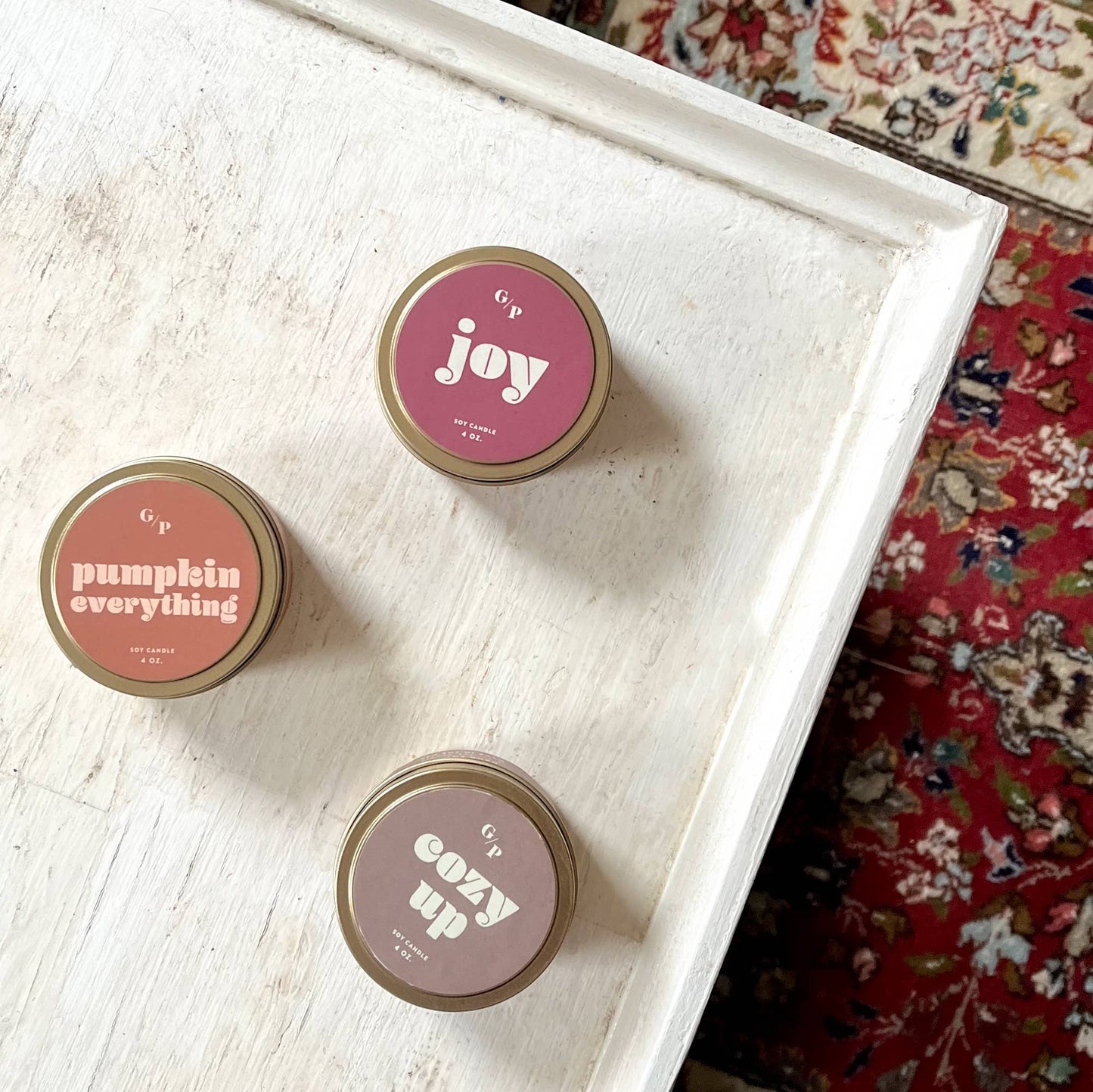 Pumpkin Everything Just Because 4 oz. Candle Tin