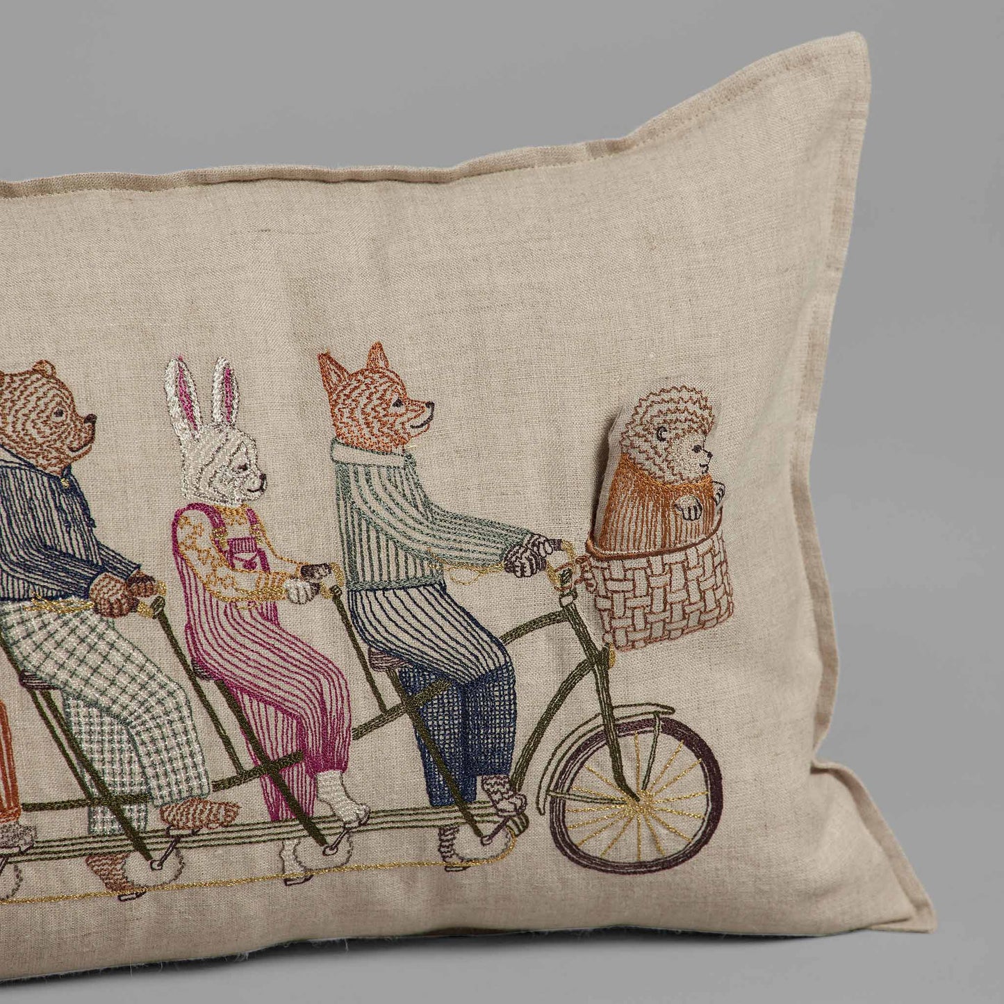 Tandem Bike Pocket Pillow