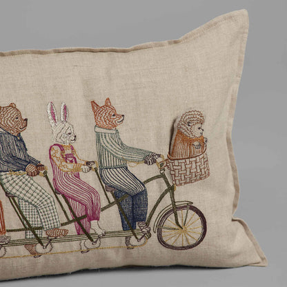 Tandem Bike Pocket Pillow