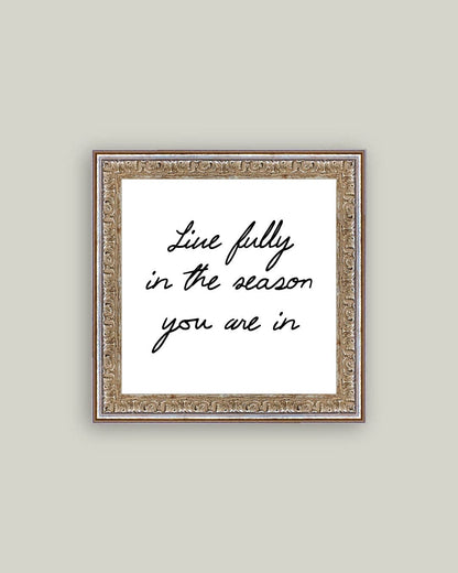 Live Fully Mini Artwork