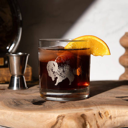 Bison Rocks Glass | Whiskey Glass | WILD BISON