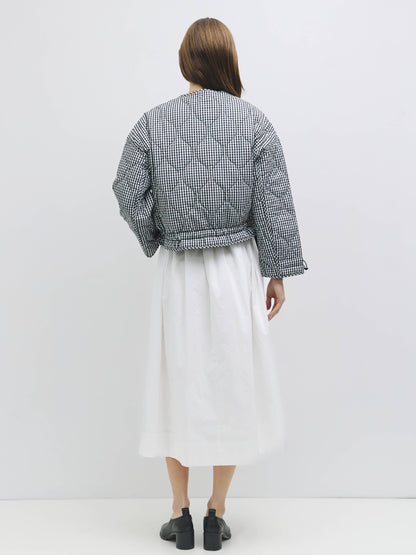 Quilted Gingham Jacket