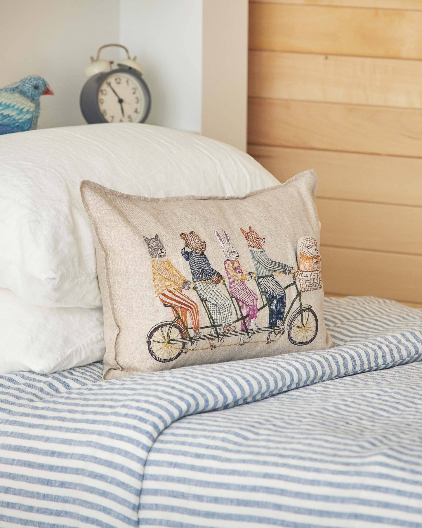 Tandem Bike Pocket Pillow