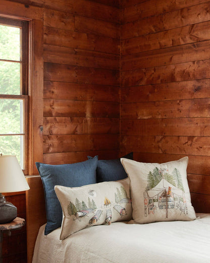 Camper Fox Pocket Pillow