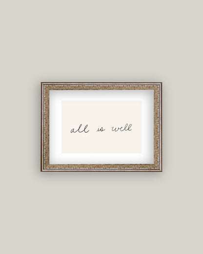 All Is Well Artwork