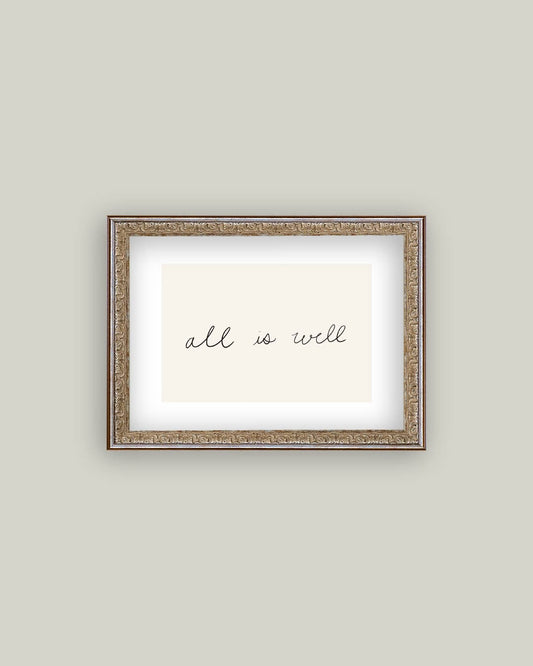 All Is Well Artwork