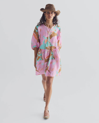 Alcala Dress in Aquarela