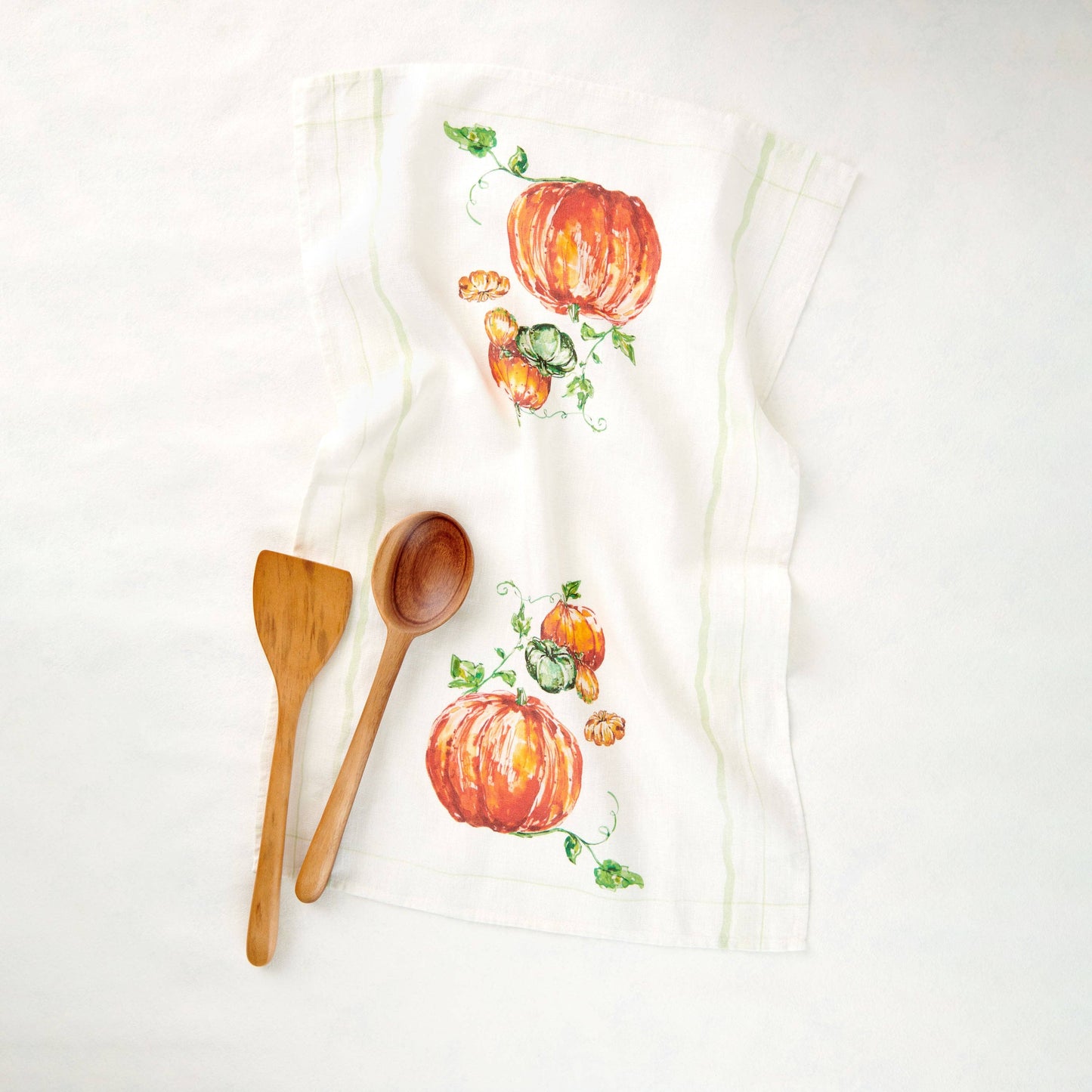 Pumpkins Linen Kitchen Towel