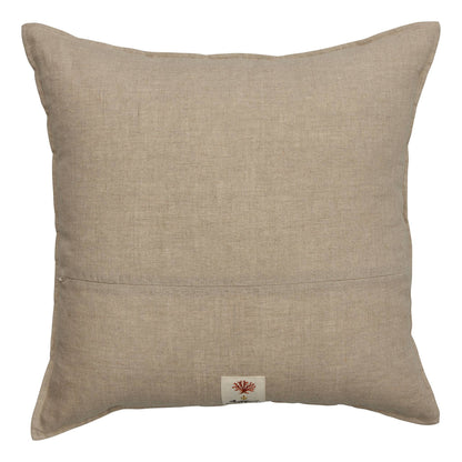 Embroidered Pumpkin Patch Throw Pillow