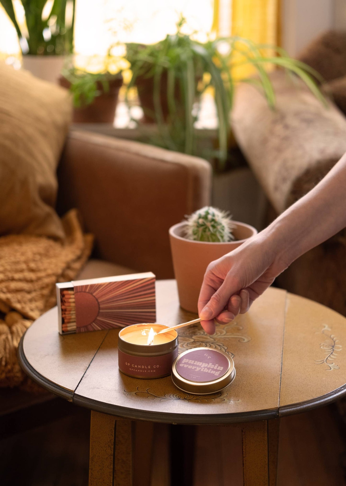 Pumpkin Everything Just Because 4 oz. Candle Tin