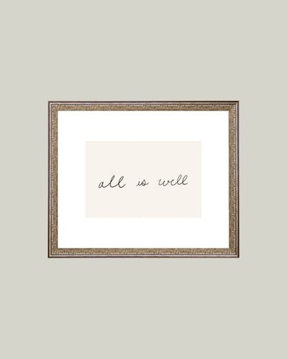 All Is Well Artwork