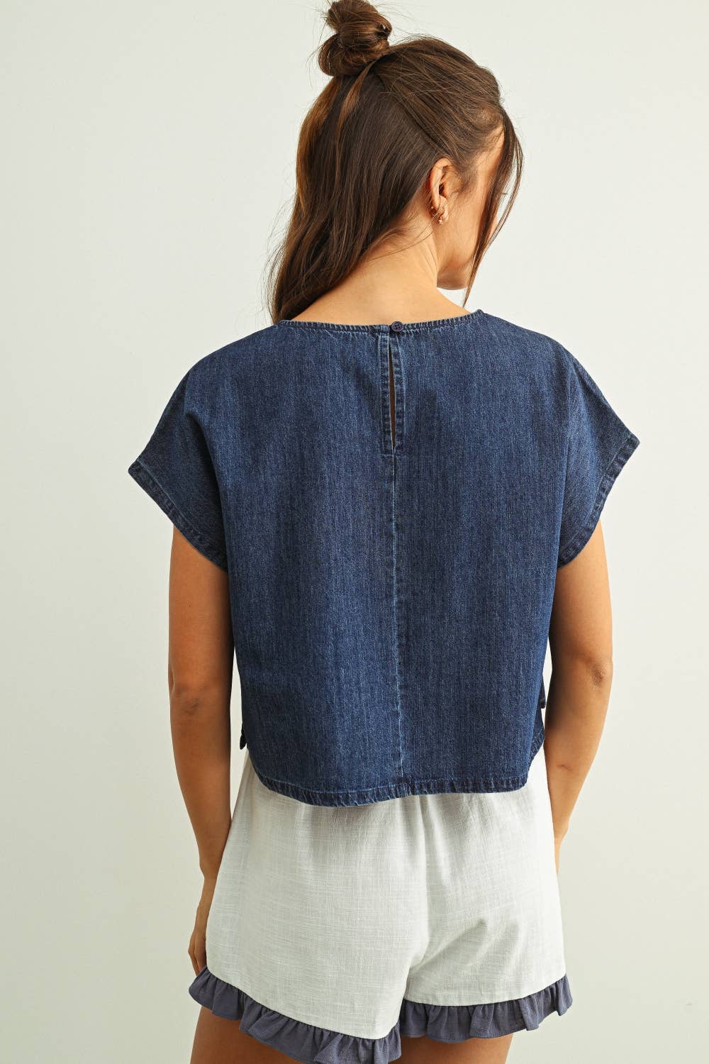 Flag Patched Dolman Sleeve Top
