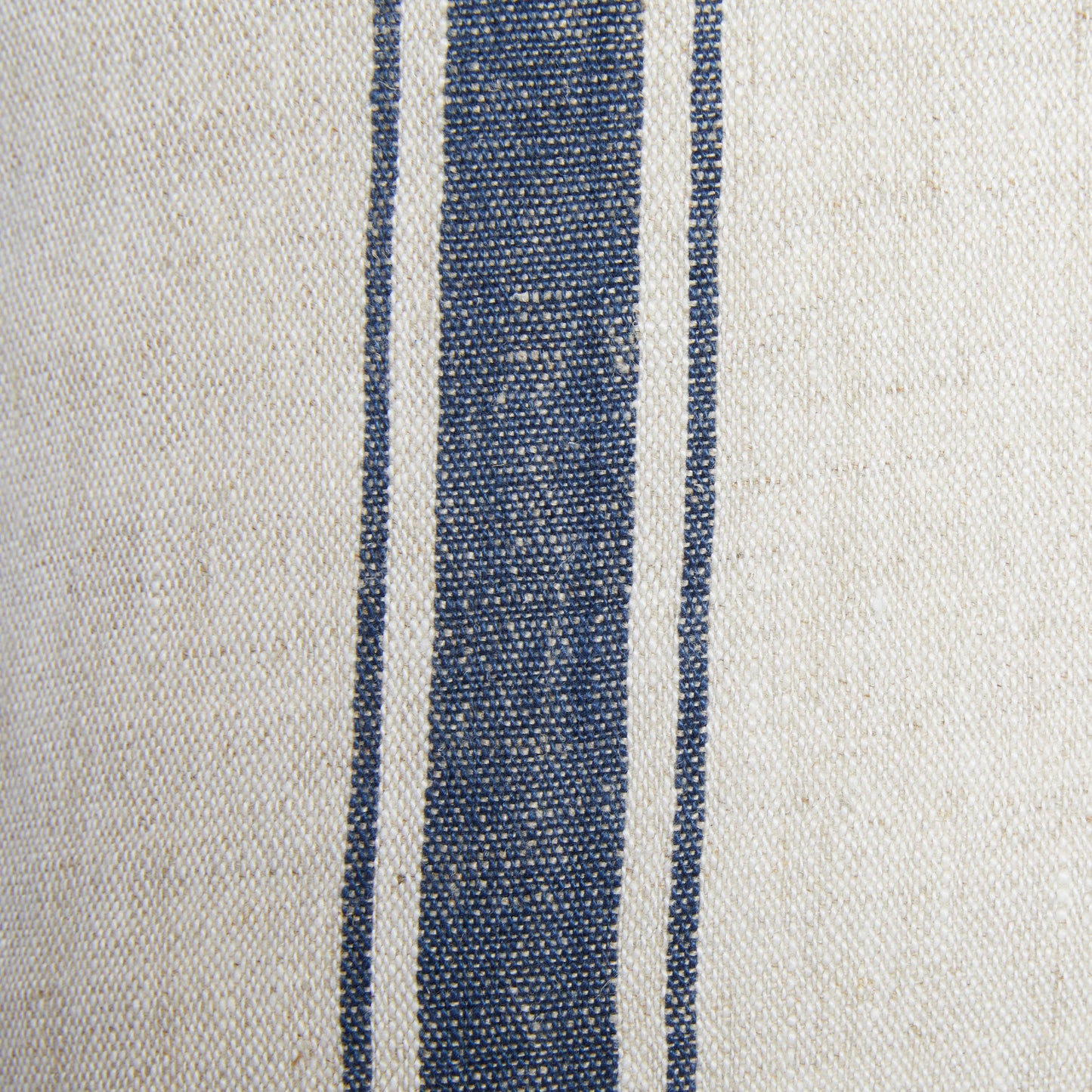 Marseille Stripe Throw Pillow Blue Natural 22"x22"