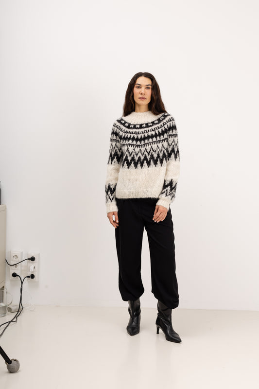 Michele and Hoven Hand knit Andie Sweater