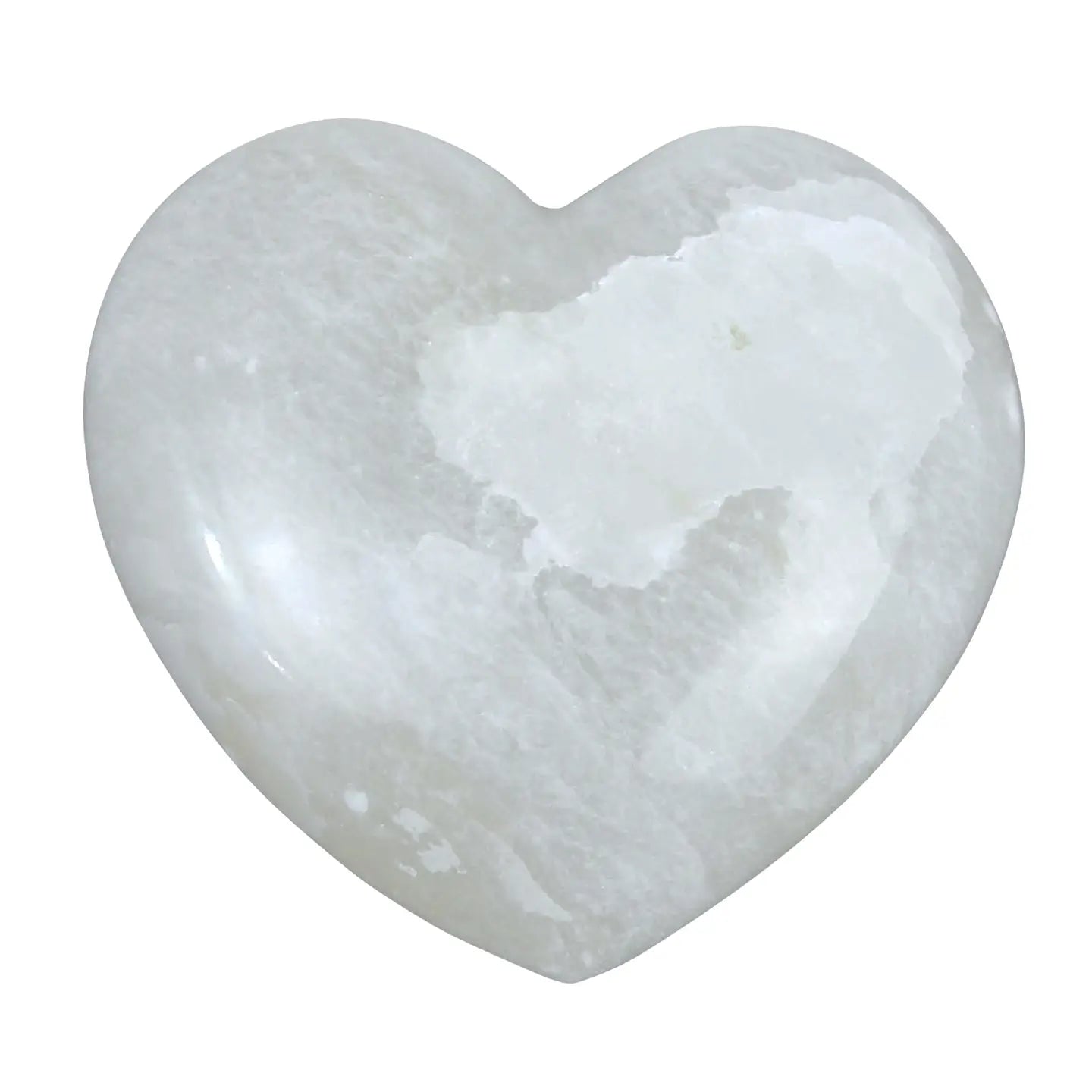 alabaster heart decor