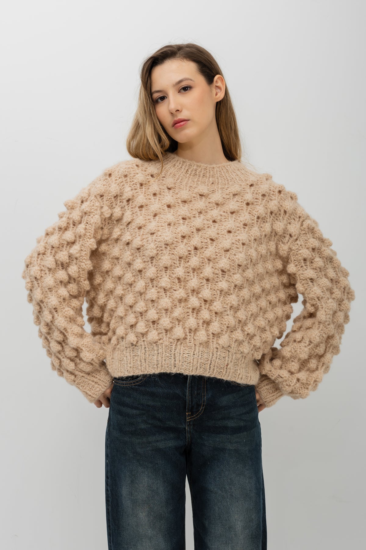 Michele and Hoven Hand Knit Cami Sweater