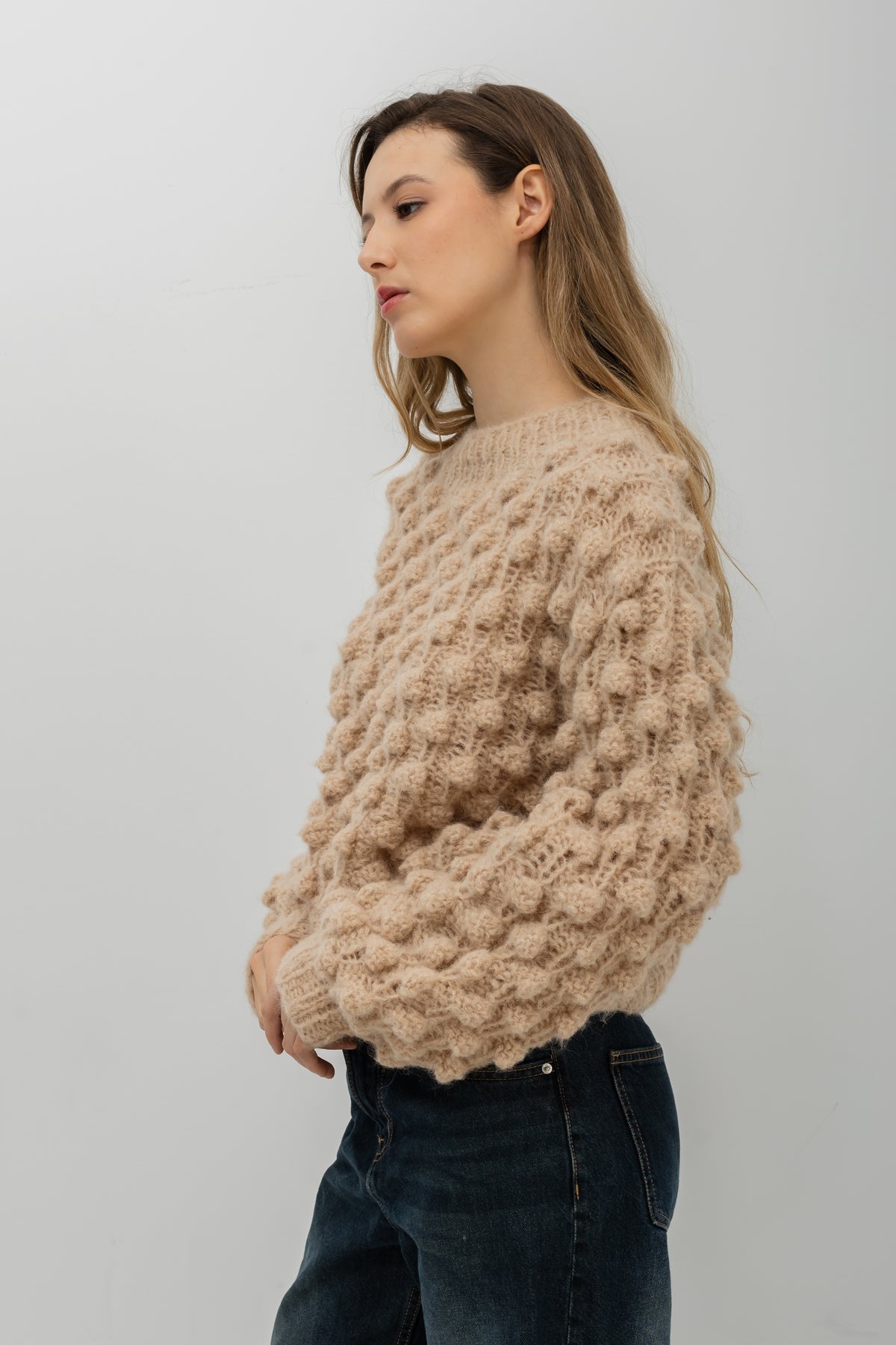 Michele and Hoven Hand Knit Cami Sweater