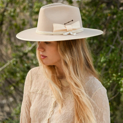 Wyeth  Graham Wool Felt Rancher in Bone