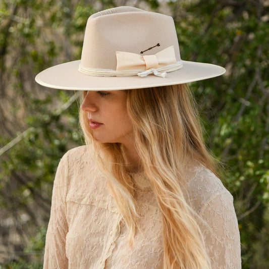Wyeth  Graham Wool Felt Rancher in Bone