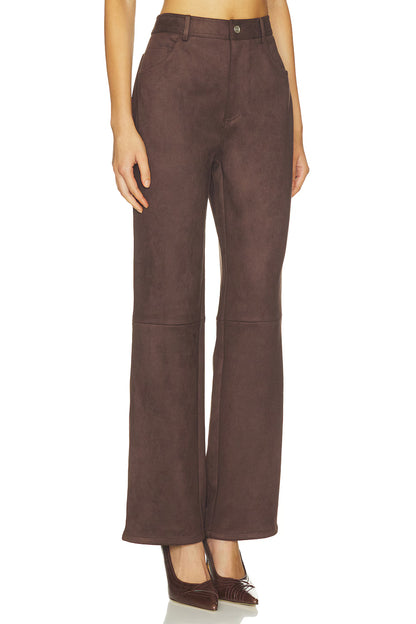 Elodie The Label Etienne Faux Suede Pants