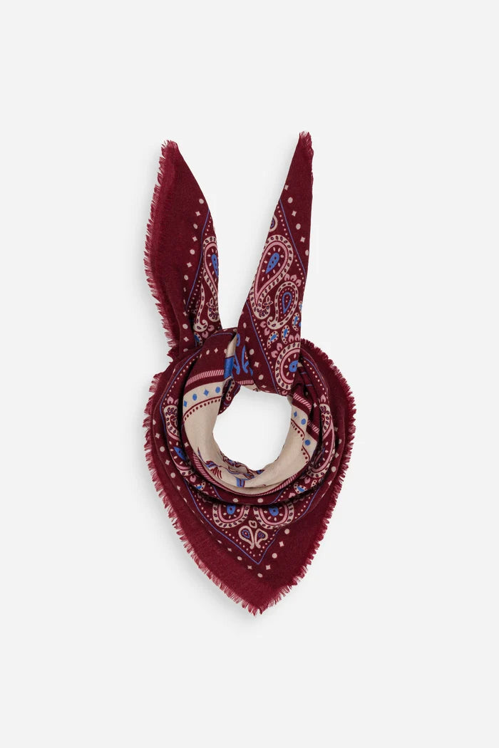 Maison Lecomte Flament Rodeo Cabernet Scarf
