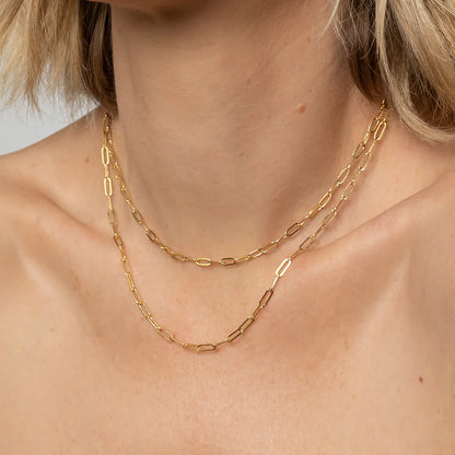 Thatch Finn Paperclip Necklace