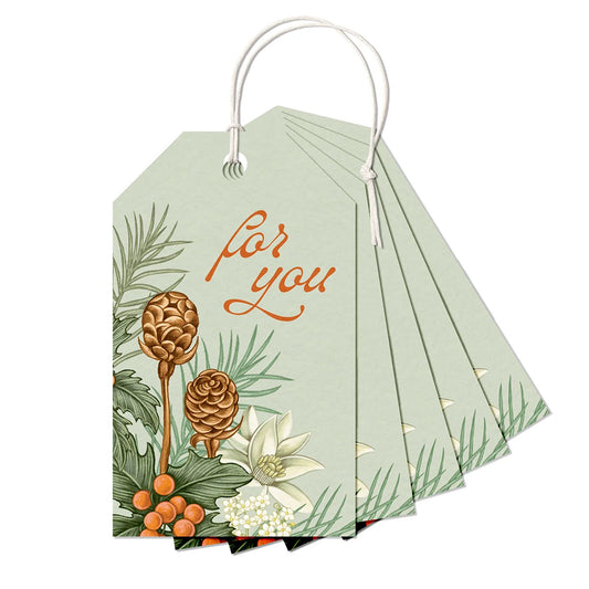 Holly & Hare Gift Tags in Mint