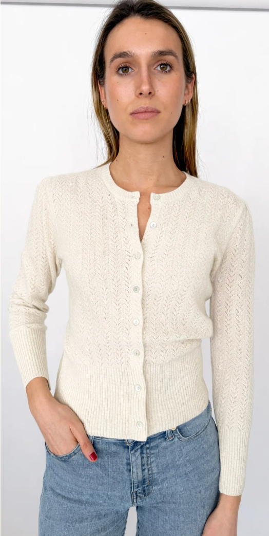 Marea Camilla Pointelle Cardigan